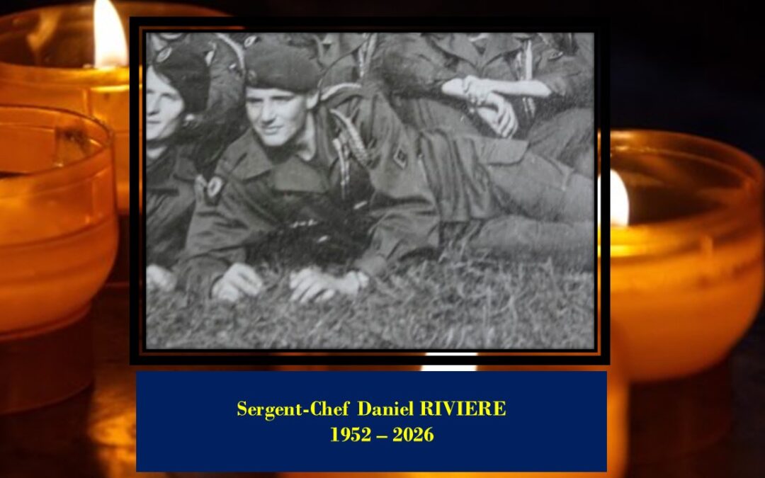 Décès du Sergent-Chef Daniel RIVIERE