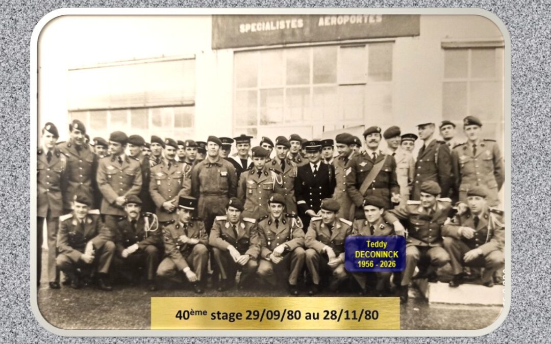 Avis de décès du Sergent-chef (er) Teddy DECONINCK