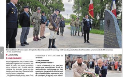 18/04/2026 : Hommage au dévouement héroïque des 5 parachutistes de Savannah